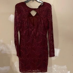 Sexy lace red dress perfect for a night out